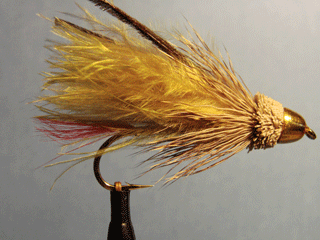 Conehead Olive Marabou Muddler (6)